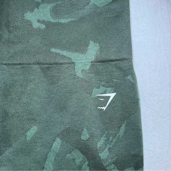 Gymshark Adapt Camp Savanna/Green Seamless Scrunched Butt Leggings Women’s M - Picture 3 of 6